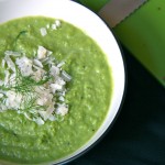 pea, fennel and leek soup