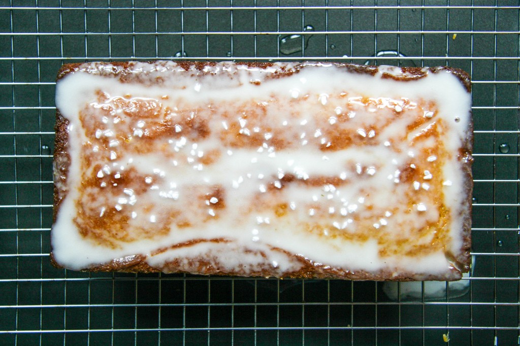 emon loaf with lavender glaze 5