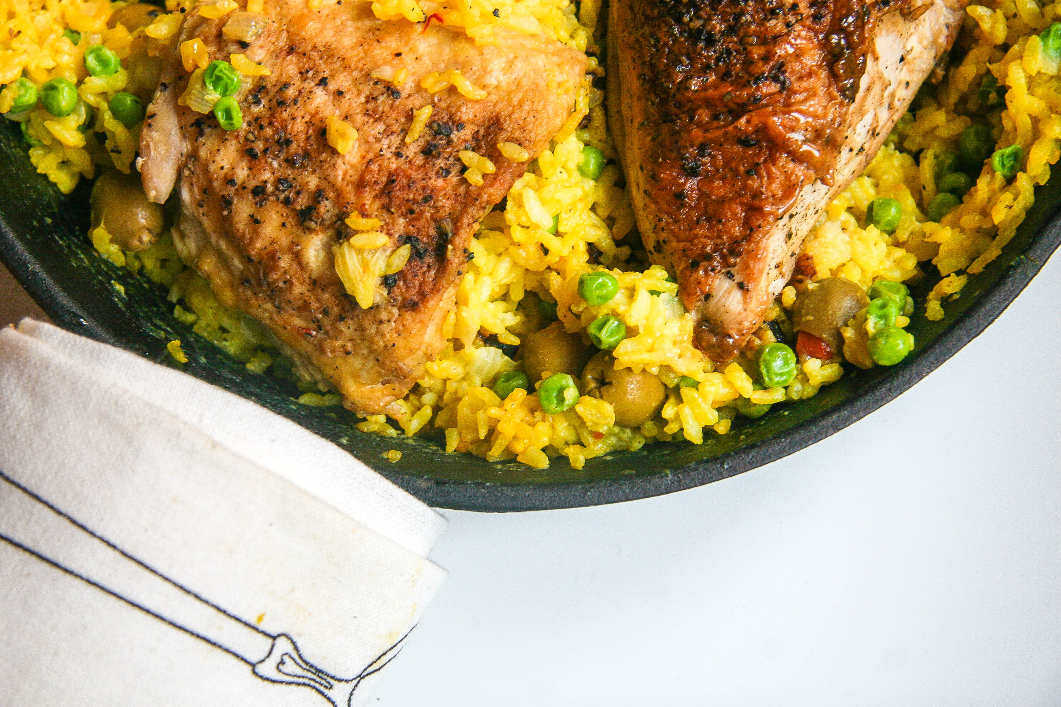 one pot chicken and saffron rice 7