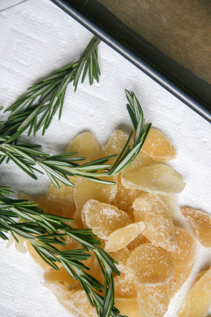 rosemary candied ginger cookies3