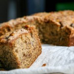 brown butter banana bread, with crumble