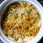 warm, lemony crab dip