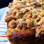 fresh peach coffee cake