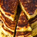 cornmeal pancakes with honey cayenne butter
