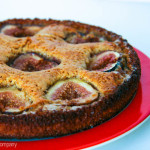 fresh fig and almond cake