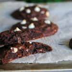 triple chocolate cookies