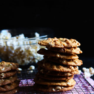 Salty Buttery Popcorn Cookies