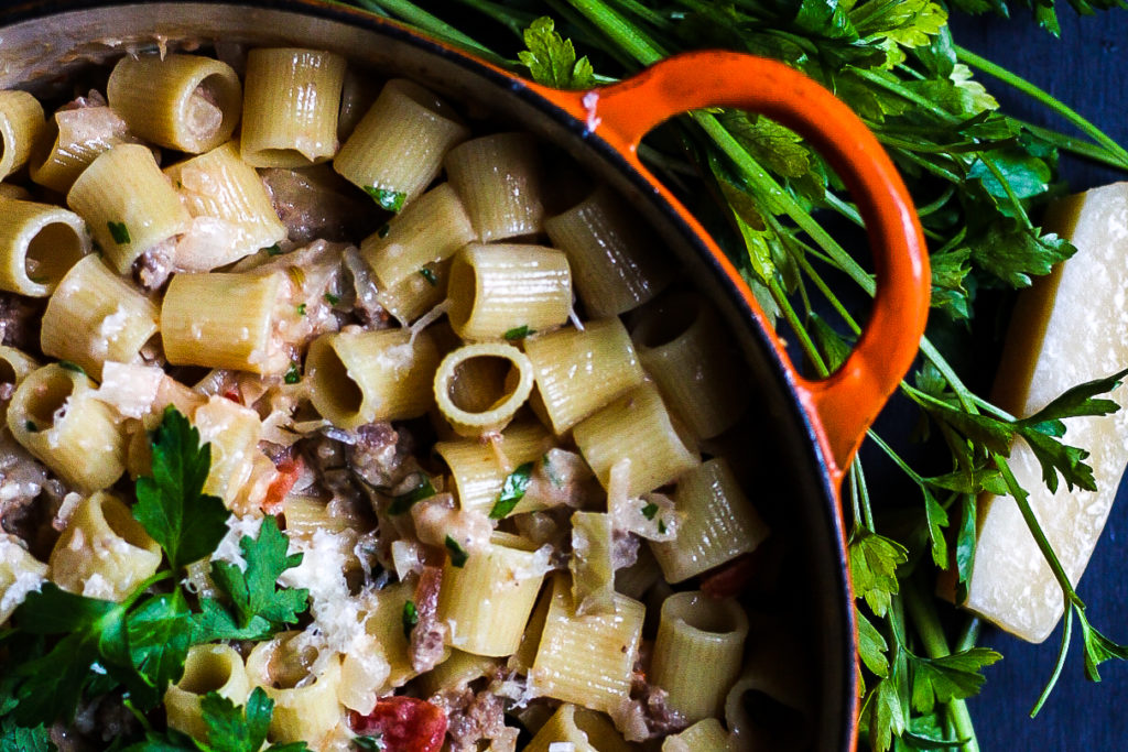 rigatoni with sausage and fennel | butter loves company