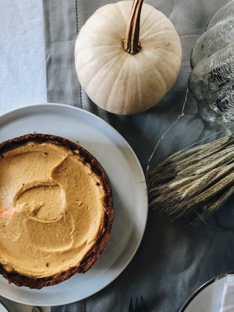 goat cheese pumpkin pie